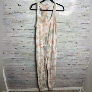 Young Fabulous And Broke, Tie-Dye Jumpsuit, Sleeveless Cotton Size small